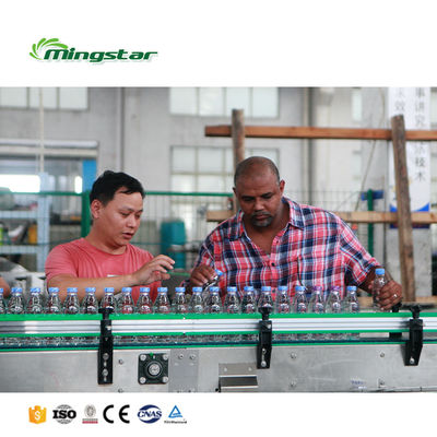 Semi Automatic Capping Conveyor Belt Small Drinking Water Filling Machine
