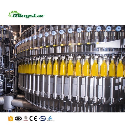 RCGF40-40-10 High Precision Automatic Three in One Bottled Sugarcane Juice Making Machine Beverage Filling for Apple Juice