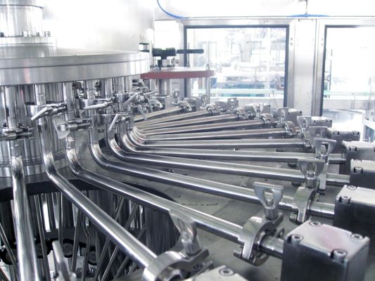 RCGF40-40-10 High Precision Automatic Three in One Bottled Sugarcane Juice Making Machine Beverage Filling for Apple Juice