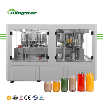 Automatic Soft Drinks Beer Wine Soda Cola Beverage Juice Can Filling Machine and Seaming Machine for Carbonated Beverage