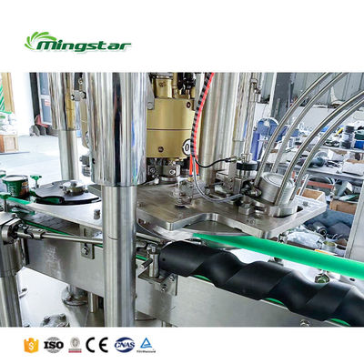 Automatic Soft Drinks Beer Wine Soda Cola Beverage Juice Can Filling Machine and Seaming Machine for Carbonated Beverage