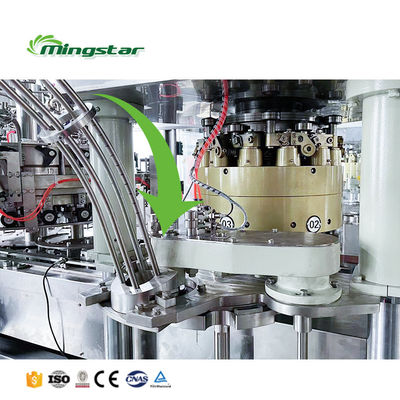 Automatic Soft Drinks Beer Wine Soda Cola Beverage Juice Can Filling Machine and Seaming Machine for Carbonated Beverage