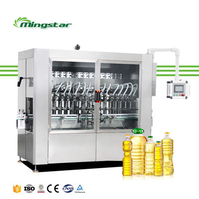 Oil Bottling Line Olive Palm Vegetable Edible Cooking Sunflower Oil Filling Machine