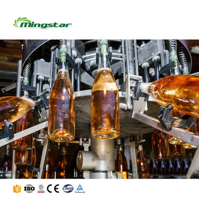 SS304 Material Full Automatic Glass Bottle Liquor Bottling Machine for Whisky, Vodka