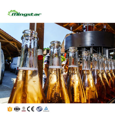 SS304 Material Full Automatic Glass Bottle Liquor Bottling Machine for Whisky, Vodka