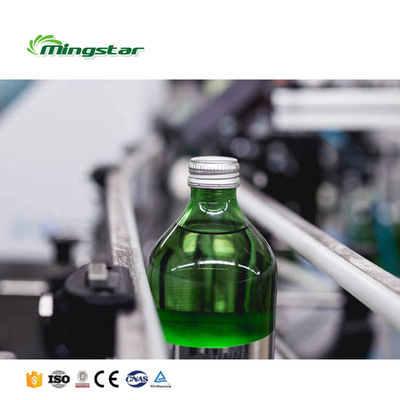 Automatic Small Bottle Wine Glass Bottle Packaging Machine Drinks Whisky Alcohol Glass Wine Bottle Filling Machine