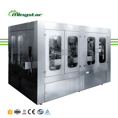Mingstar GCGF18-18-6 High Efficiency Full Automatic Rotary Liquor Drinks Making Glass Bottle Liquid Filling Machine