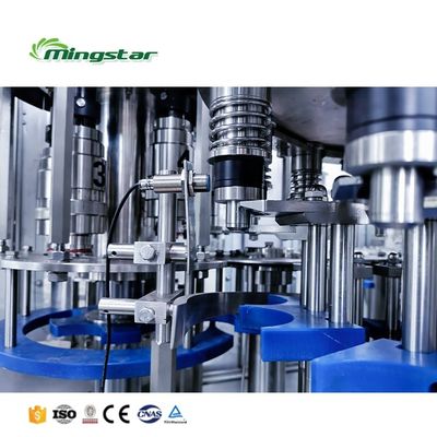 Mingstar GCGF18-18-6 High Efficiency Full Automatic Rotary Liquor Drinks Making Glass Bottle Liquid Filling Machine