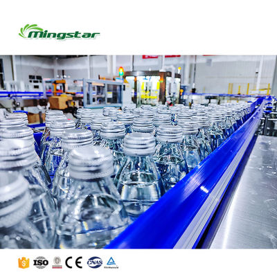 Mingstar GCGF14-12-4 2000BPH 3 in 1 Automatic 330ml Small Scale Glass Bottle Making Machine Liquid Filling Machine