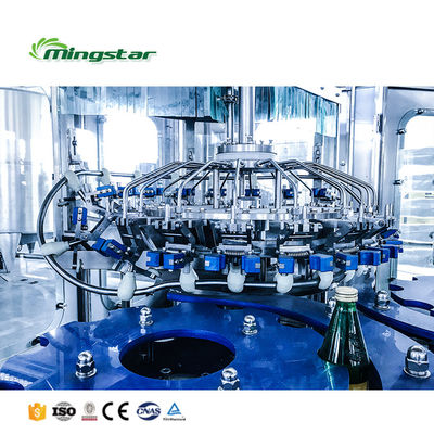 Mingstar GCGF14-12-4 2000BPH 3 in 1 Automatic 330ml Small Scale Glass Bottle Making Machine Liquid Filling Machine