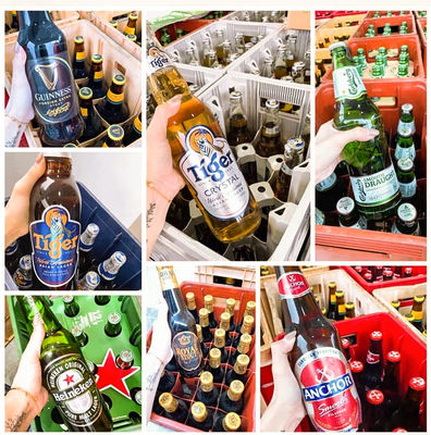 BCGF 8-6-1 500BPH 3 in 1 Automatic 330ml Small Scale Glass Bottle Water Filling Machine Liquid Beer Filling Machine