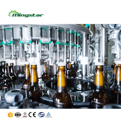 BCGF 8-6-1 500BPH 3 in 1 Automatic 330ml Small Scale Glass Bottle Water Filling Machine Liquid Beer Filling Machine