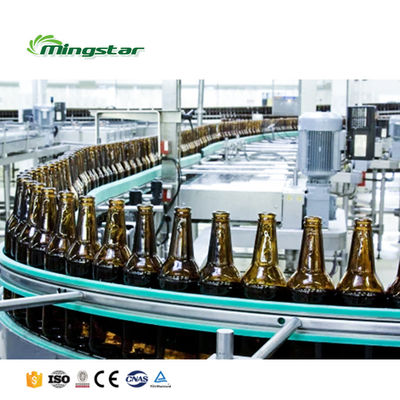 BCGF 8-6-1 500BPH 3 in 1 Automatic 330ml Small Scale Glass Bottle Water Filling Machine Liquid Beer Filling Machine