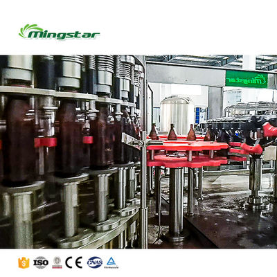 Fully Automatic Liquor Sparkling Bottling Machine Glass Bottle Filling Machine Production Line