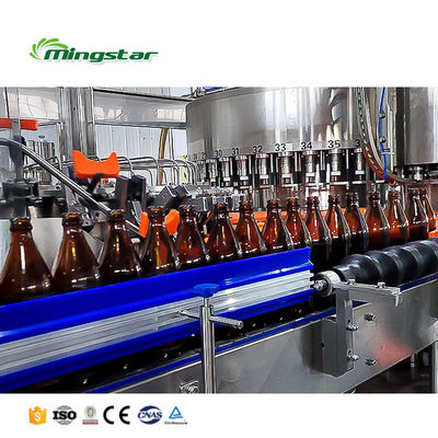 Fully Automatic Liquor Sparkling Bottling Machine Glass Bottle Filling Machine Production Line