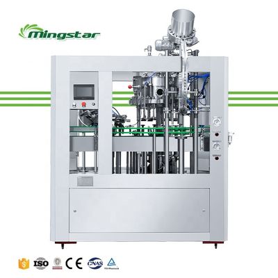Mingstar Full Automatic1000BPH Beer Glass Bottle Filling Machine Drinking Liquid Equipment Beer Filling Machine