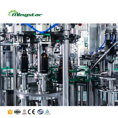 Mingstar High Quality Glass Bottle Soft Drink Filling Machine Production Line Beer Filling Machine