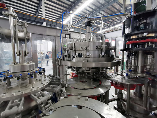 High Quality Full Automatic  3 in 1  Scale Soda Drink Production Filling Line Machine