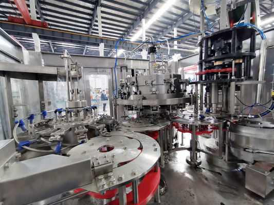 High Quality Full Automatic  3 in 1  Scale Soda Drink Production Filling Line Machine