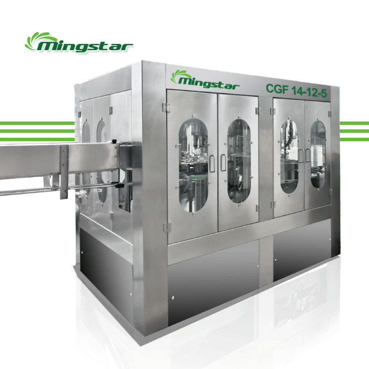 CGF14-12-5 High Performance High Quality Fully Automatic Three in One Lower Price Electric Water Liquid Filling Machine