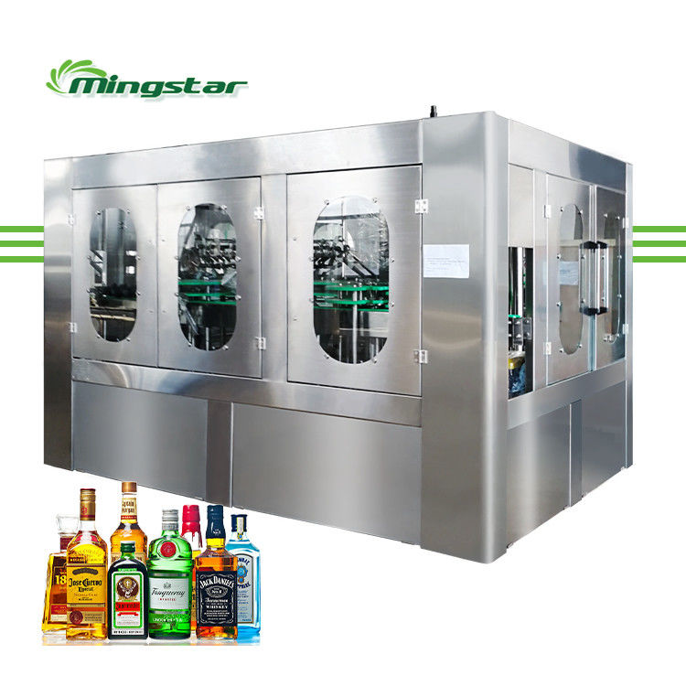 3 in 1 Glass Bottle Vodka Automatic Bottle Liquid Filling Machine Liquor Wine Filling Machine