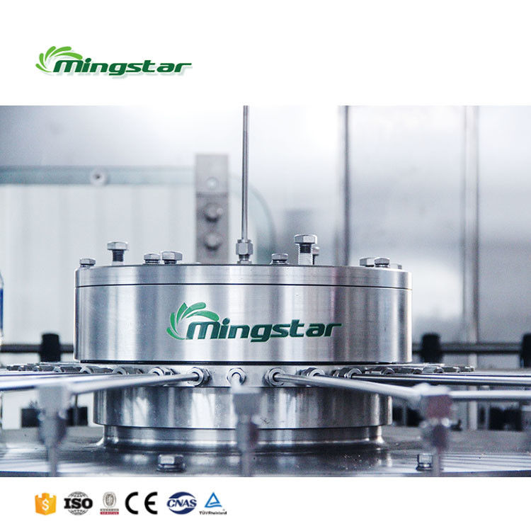 Mingstar GCGF14-12-4 2000BPH 3 in 1 Automatic 330ml Small Scale Glass Bottle Making Machine Liquid Filling Machine