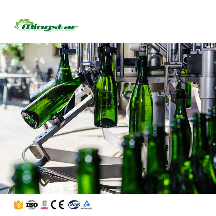 BCGF 8-6-1 500BPH 3 in 1 Automatic 330ml Small Scale Glass Bottle Water Filling Machine Liquid Beer Filling Machine